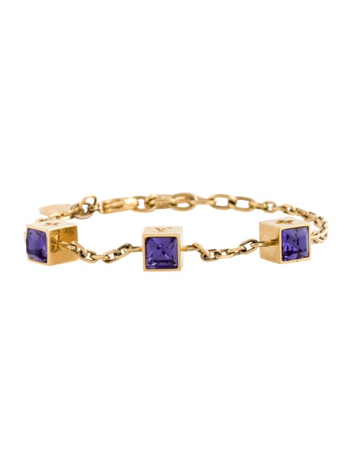 Louis Vuitton Crystal Gamble Station Bracelet
