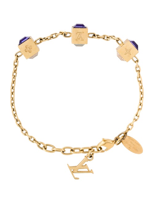 Louis Vuitton Crystal Gamble Station Bracelet