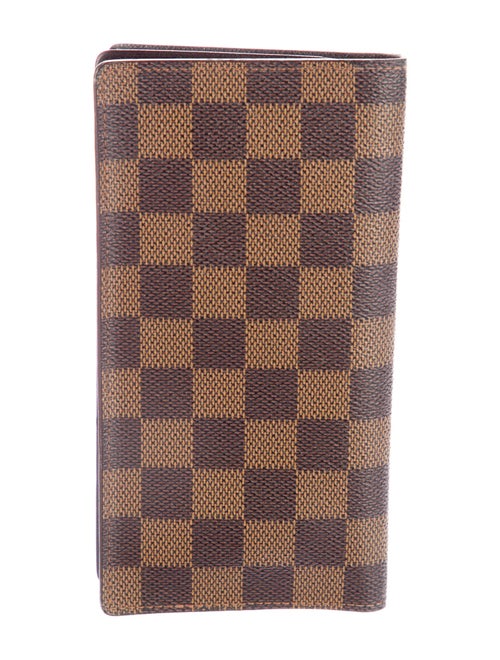 Louis Vuitton 1998 Damier Ebene Pattern Bifold Wallet