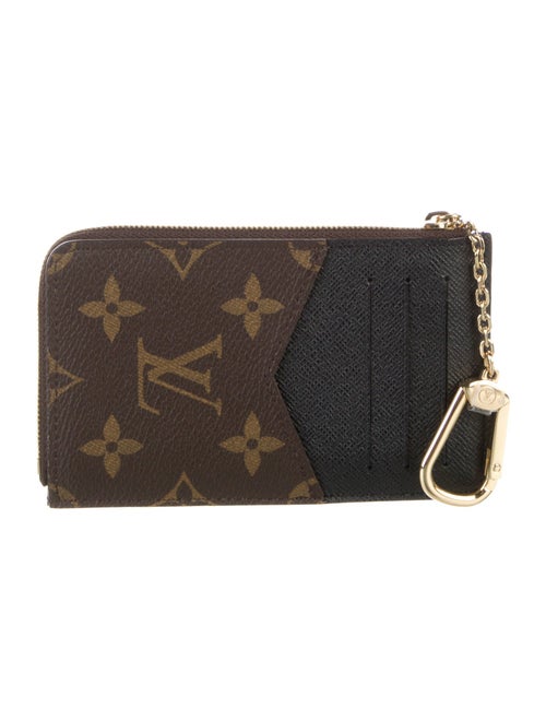 Louis Vuitton LV Monogram Coated Canvas Card Holder Recto Verso