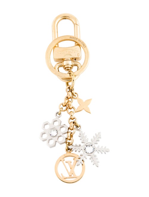 Louis Vuitton 2020 Swarovski Snowflake Bag Charm & Key Holder