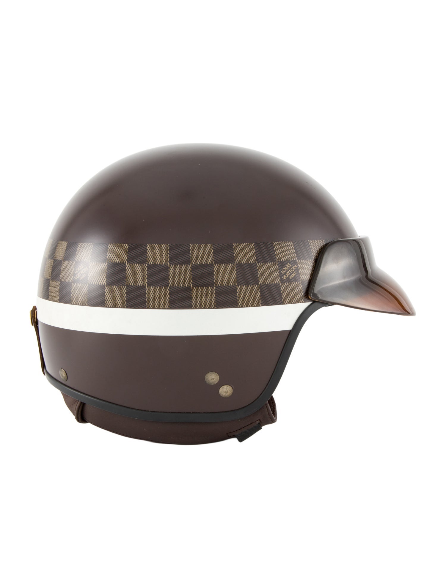 Louis Vuitton Damier Ebene Mini Jet GM Motorcycle Helmet