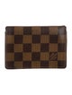 Louis Vuitton 1998 Damier Ebene Pattern Card Case