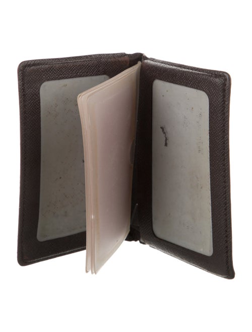 Louis Vuitton 1998 Damier Ebene Pattern Card Case