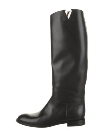 Louis Vuitton 2014 LV Monogram Riding Boots