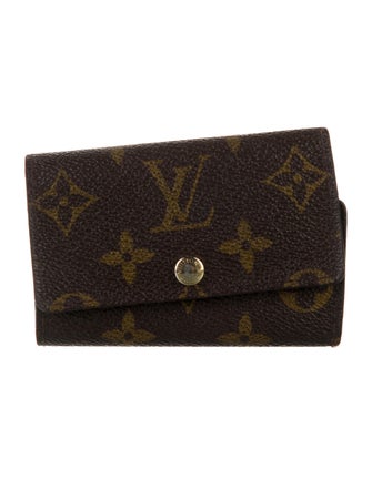 Louis Vuitton LV Monogram Coated Canvas Key Holder