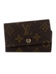 Louis Vuitton LV Monogram Coated Canvas Key Holder