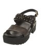 Louis Vuitton LV Monogram Leather Slingback Sandals