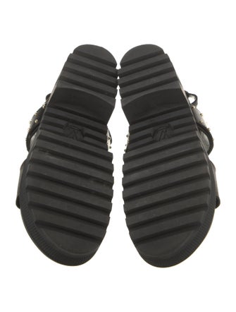 Louis Vuitton LV Monogram Leather Slingback Sandals