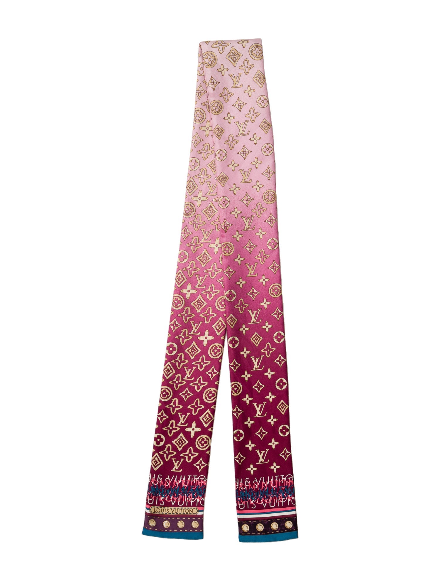 Louis Vuitton Silk LV Monogram Bandeau