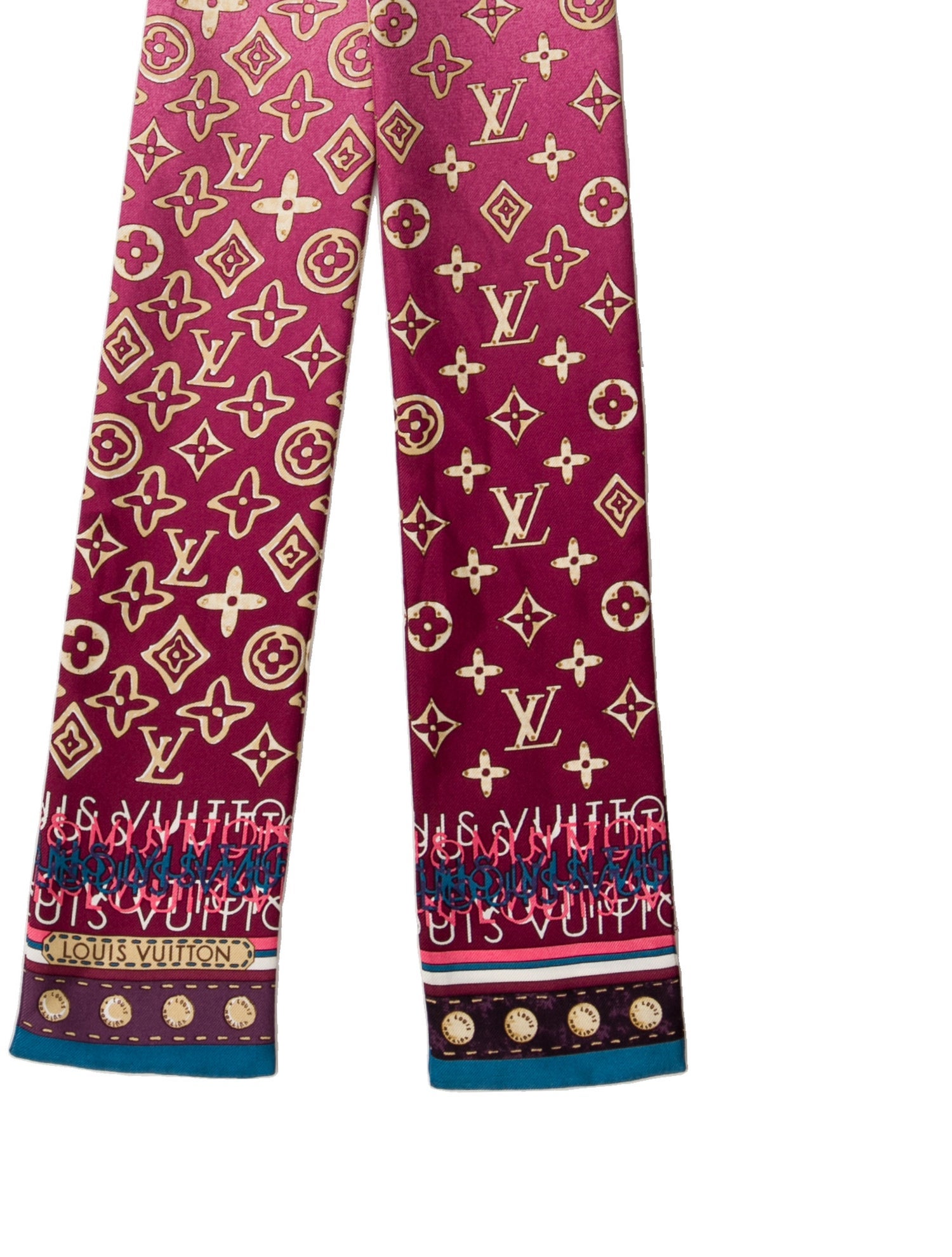 Louis Vuitton Silk LV Monogram Bandeau