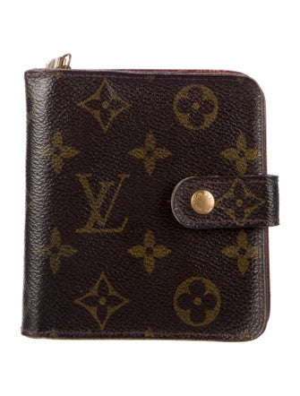 Louis Vuitton 2000 LV Monogram Compact Zippé Wallet