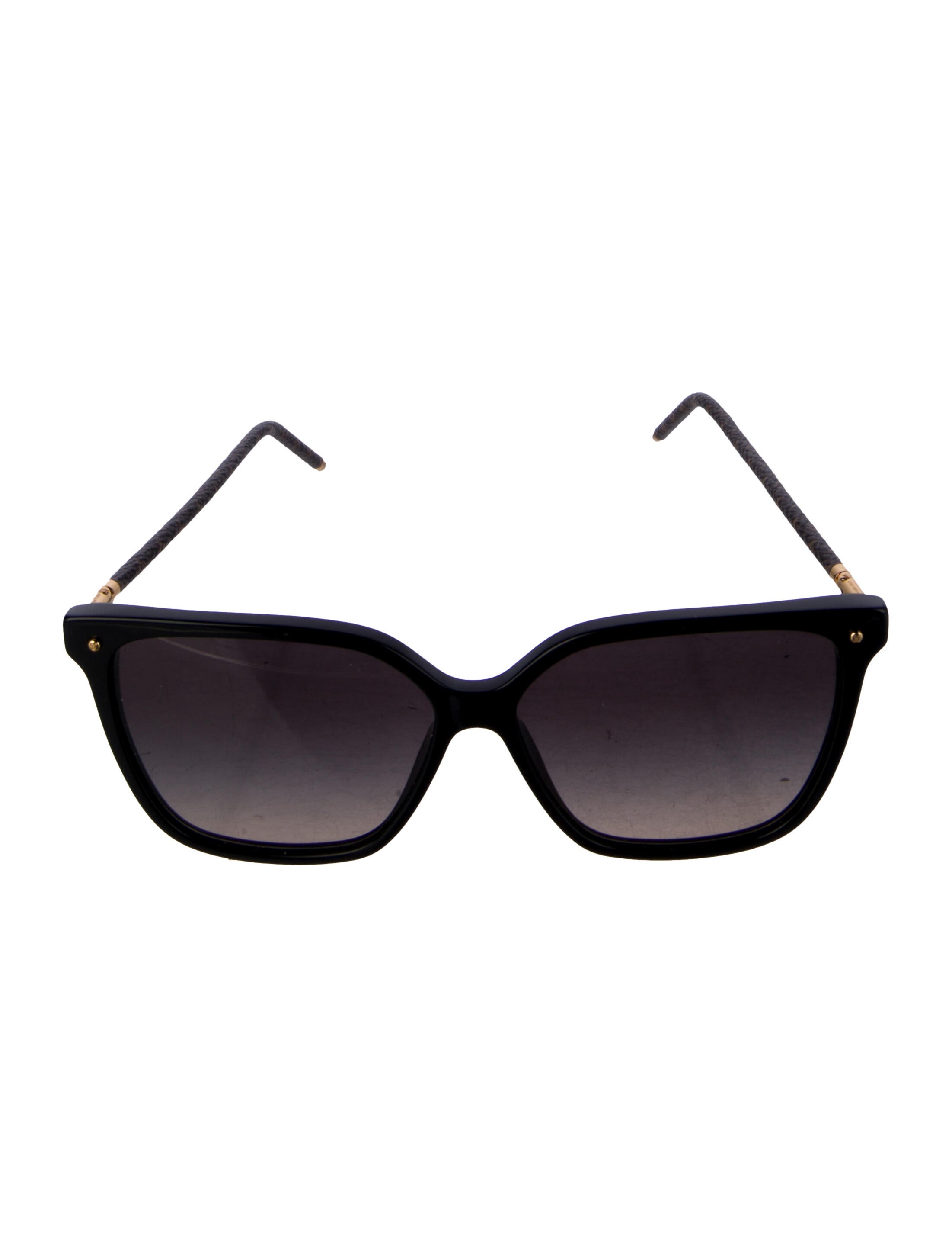 Louis Vuitton Monogram Pattern Square Sunglasses