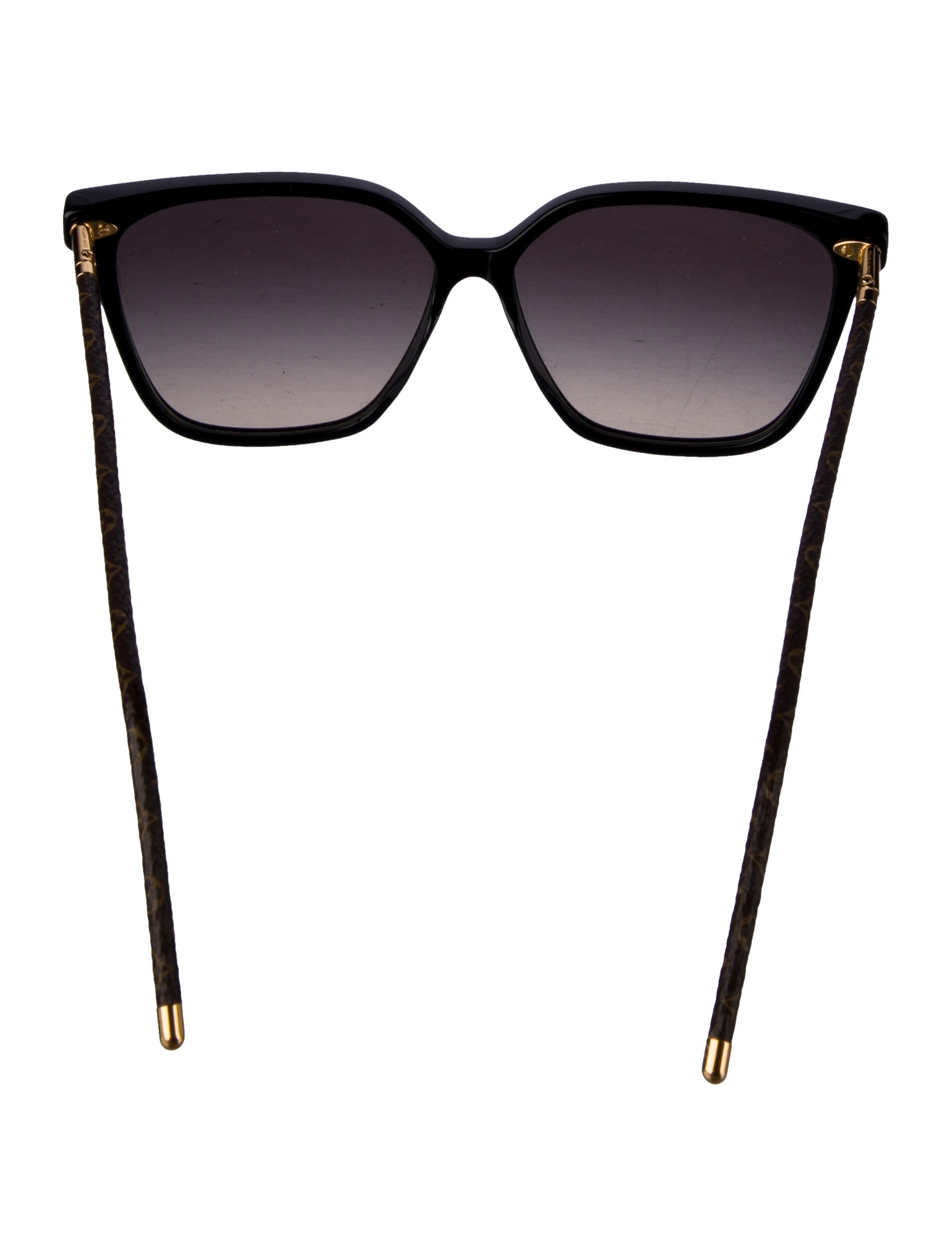 Louis Vuitton Monogram Pattern Square Sunglasses