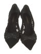 Louis Vuitton Lace Sequin Embellishments Pumps
