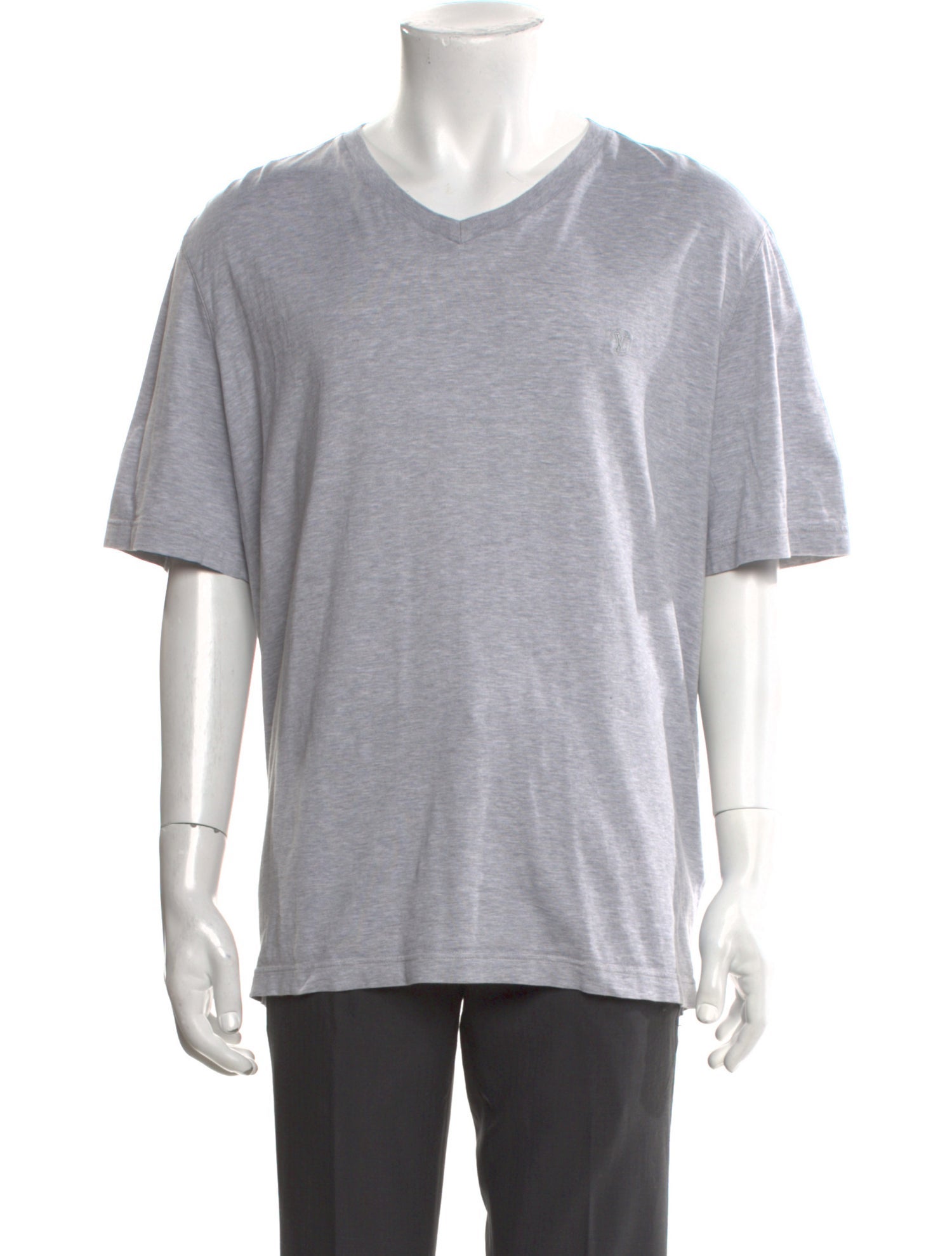 Louis Vuitton V-Neck Short Sleeve T-Shirt