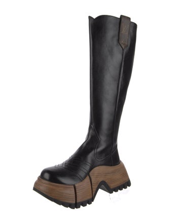 Louis Vuitton LV Monogram Leather Boots