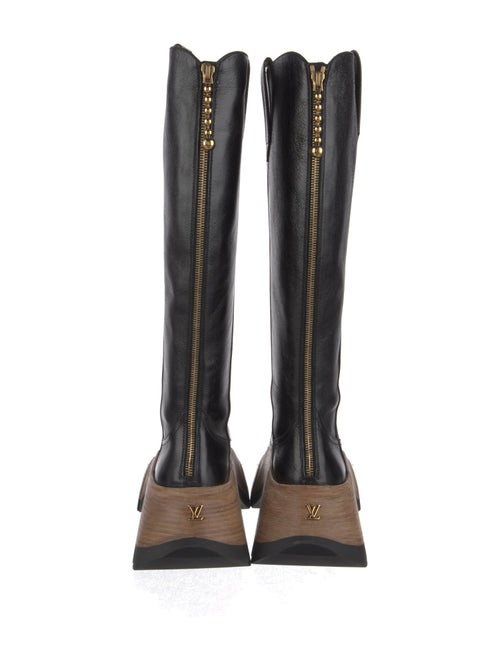 Louis Vuitton LV Monogram Leather Boots