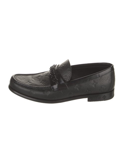 Louis Vuitton LV Monogram Leather Dress Loafers