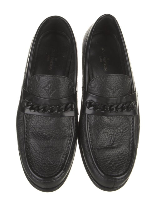 Louis Vuitton LV Monogram Leather Dress Loafers