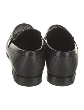 Louis Vuitton LV Monogram Leather Dress Loafers