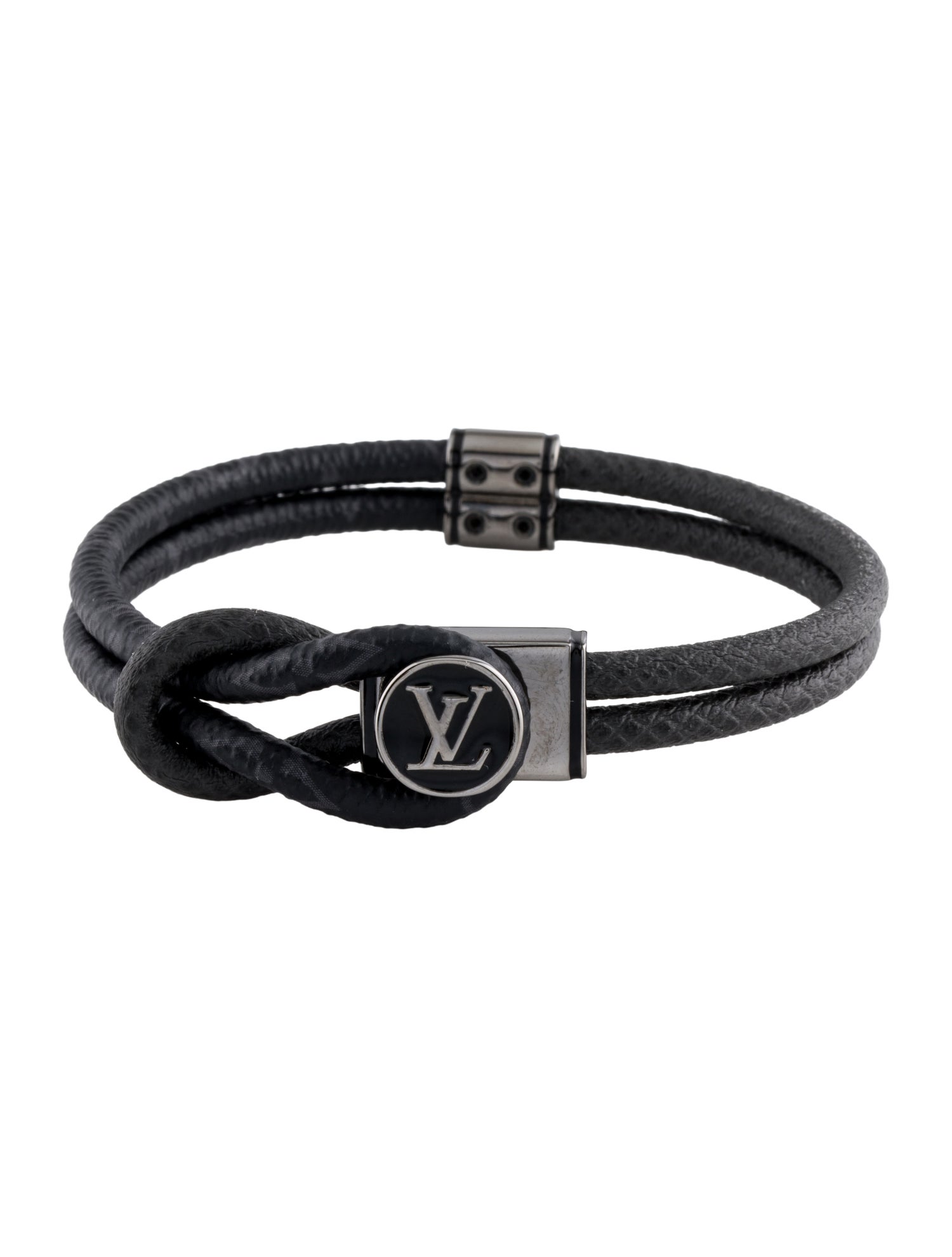 Louis Vuitton Leather Loop It Wrap Bracelet