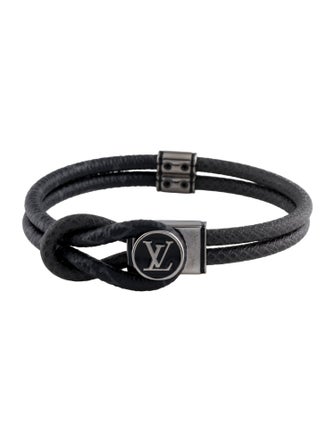 Louis Vuitton Leather Loop It Wrap Bracelet