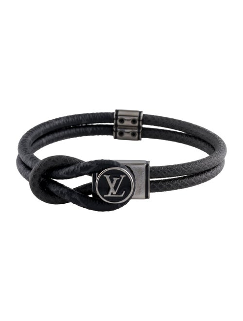 Louis Vuitton Leather Loop It Wrap Bracelet