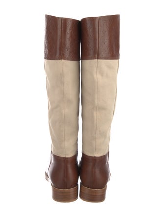 Louis Vuitton LV Monogram Leather Riding Boots