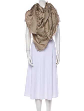 Louis Vuitton Silk LV Monogram Shawl