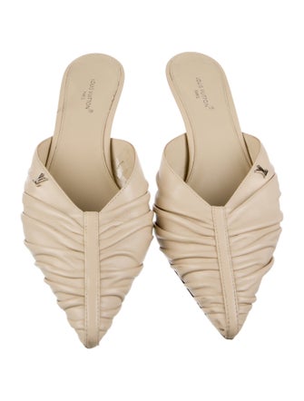 Louis Vuitton Leather Mules