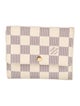 Louis Vuitton Damier Azur Pattern Coated Canvas Elise Wallet