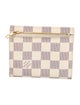 Louis Vuitton Damier Azur Pattern Coated Canvas Elise Wallet