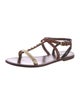 Louis Vuitton LV Monogram Leather Gladiator Sandals