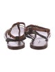 Louis Vuitton LV Monogram Leather Gladiator Sandals