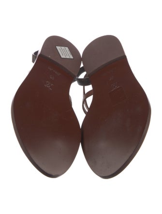 Louis Vuitton LV Monogram Leather Gladiator Sandals