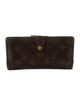 Louis Vuitton LV Monogram Coated Canvas French Purse