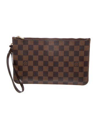 Louis Vuitton Damier Ebene Neverfull Pouch