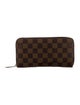 Louis Vuitton 2013 Damier Ebene Pattern Zippy Wallet