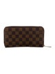Louis Vuitton 2013 Damier Ebene Pattern Zippy Wallet