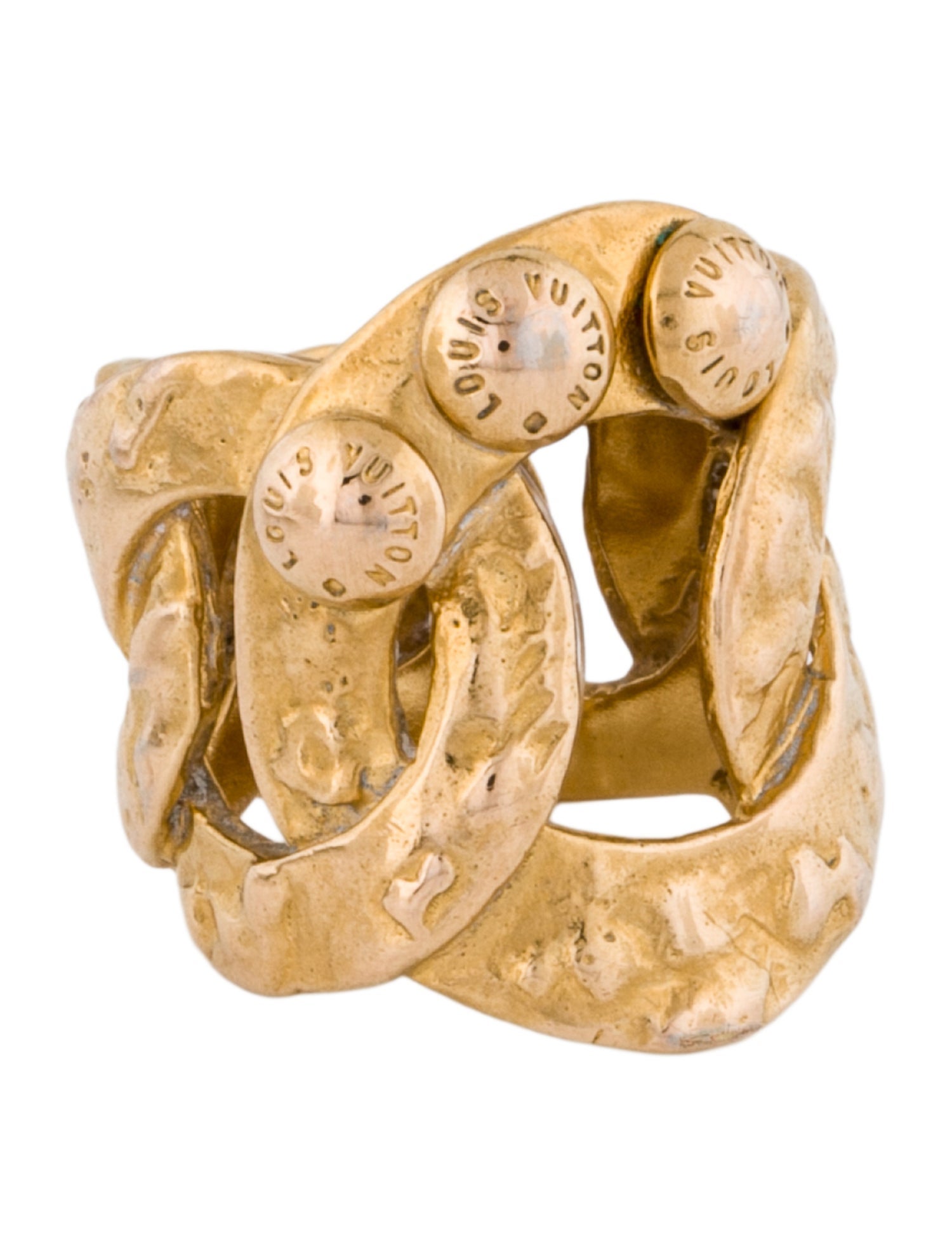 Louis Vuitton Hammered Martelé Ring
