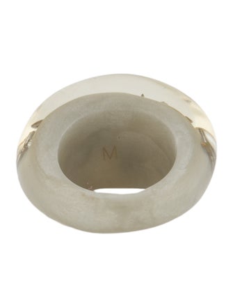 Louis Vuitton Faux Pearl, Crystal & Resin Inclusion Ring