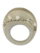 Louis Vuitton Faux Pearl, Crystal & Resin Inclusion Ring