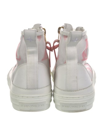 Louis Vuitton Monogram Pattern Mesh Sneakers