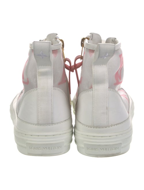 Louis Vuitton Monogram Pattern Mesh Sneakers