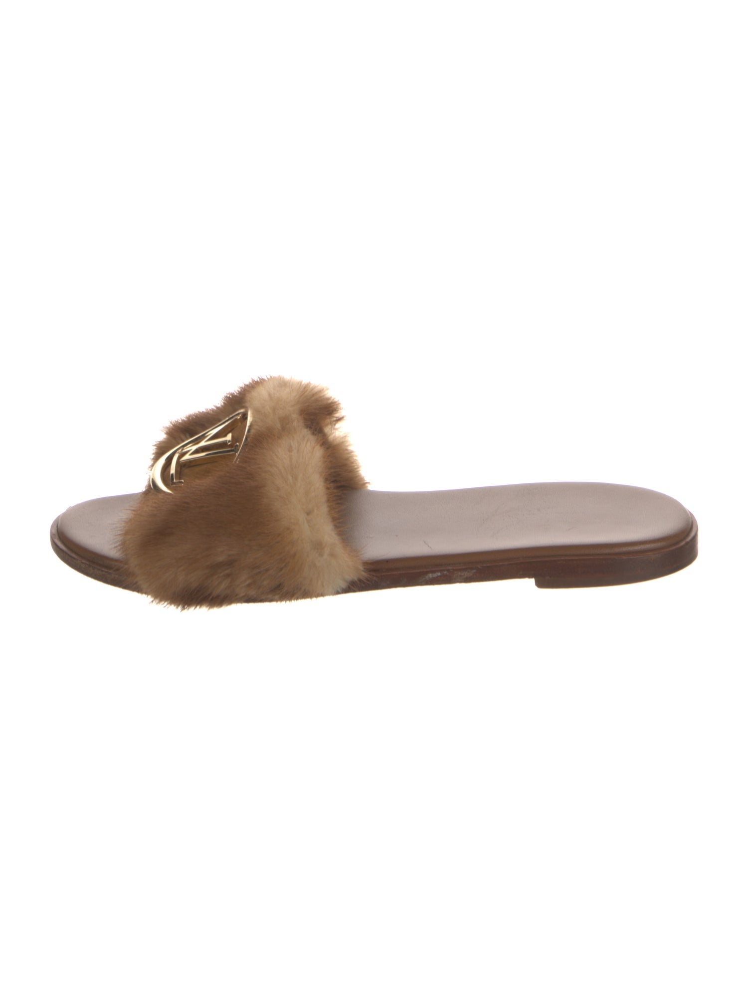 Louis Vuitton Fur Slides