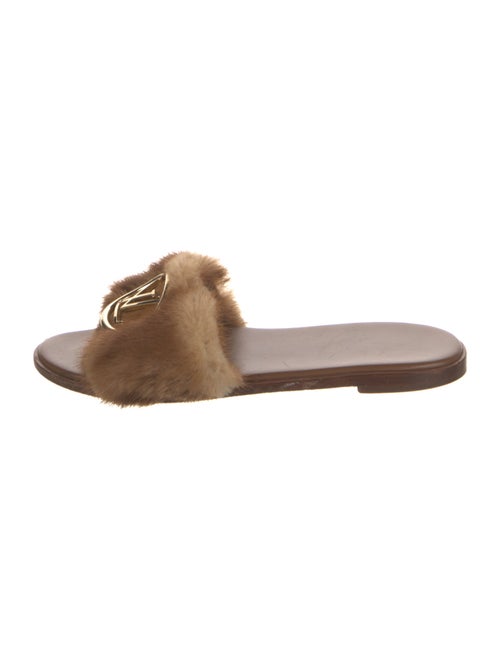 Louis Vuitton Fur Slides