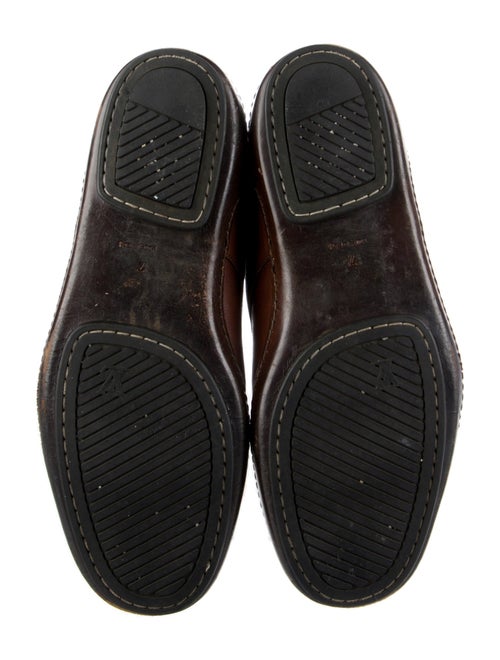 Louis Vuitton Leather Lace-Up Boots