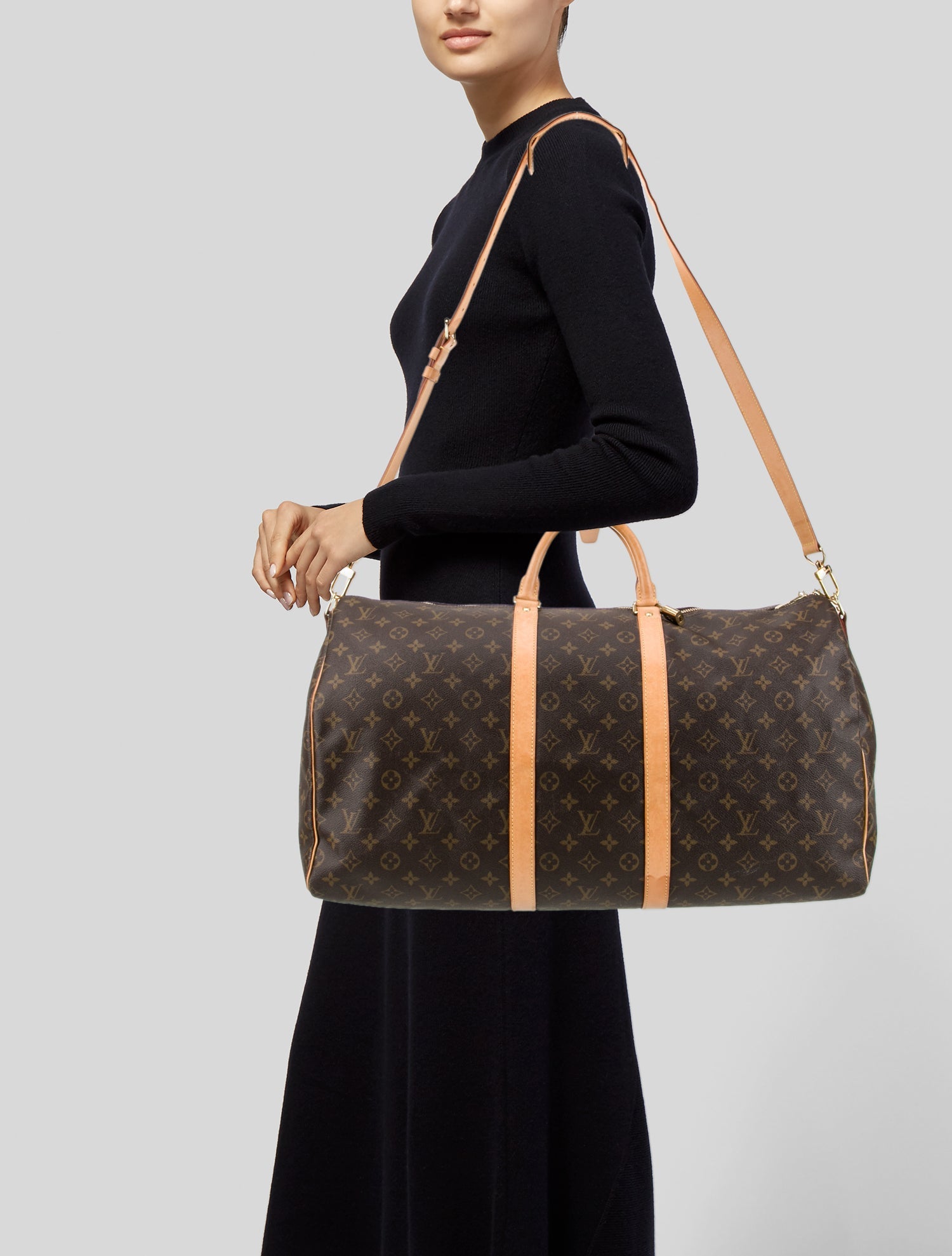 Louis Vuitton LV Monogram Keepall Bandouliere 55