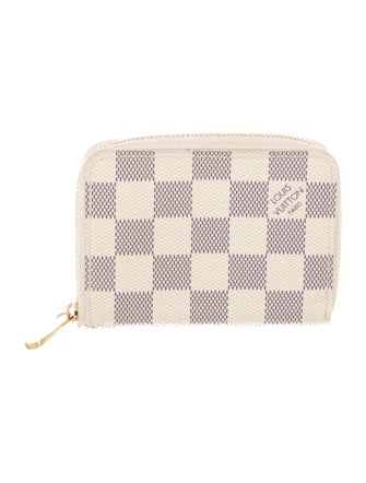 Louis Vuitton 2016 Damier Azur Pattern Zippy Coin Purse